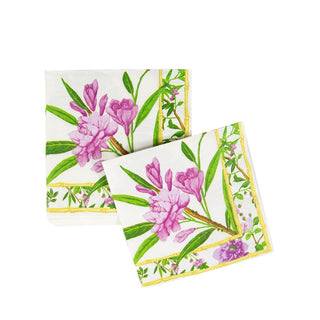 Caspari Wellington Ivory Luncheon Napkins - 20 Per Package 17870L