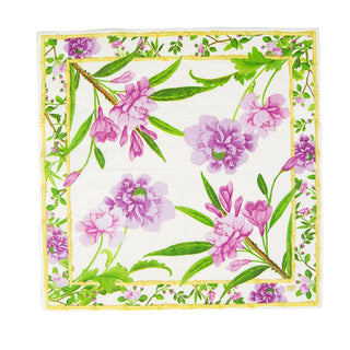 Caspari Wellington Ivory Luncheon Napkins - 20 Per Package 17870L