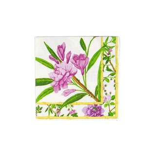 Caspari Wellington Ivory Luncheon Napkins - 20 Per Package 17870L
