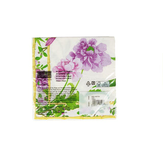 Caspari Wellington Ivory Luncheon Napkins - 20 Per Package 17870L