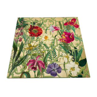Caspari La Dolce Vita Gold Square Lacquer Trays - Single Tray 17891LQSQR