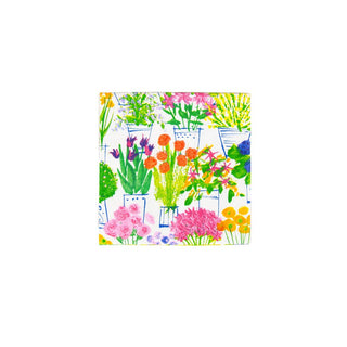 Caspari Flower Market Napkin Cocktail 17910C