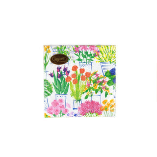 Caspari Flower Market Napkin Cocktail 17910C