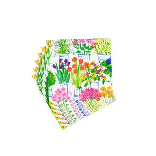 Caspari Flower Market Napkin Cocktail 17910C
