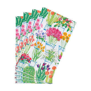 Caspari Flower Market Guest Towel Napkins - 15 Per Package 17910G