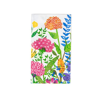 Caspari Cottage Floral Guest Towel Napkins - 15 Per Package 17920G