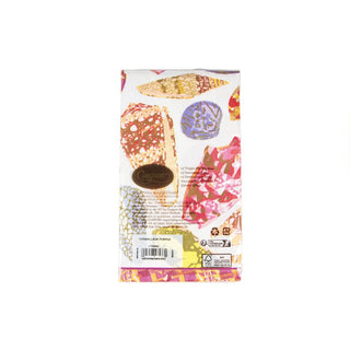 Caspari Coquillage Purple Guest Towel 17930G