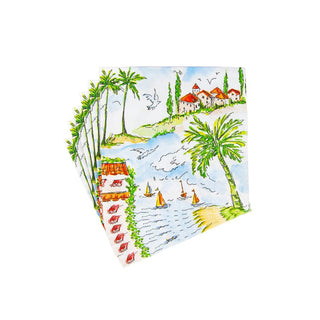 Caspari Mallorca Napkin Cocktail 17940C