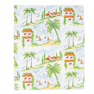 Caspari Mallorca Guest Towel Napkins - 15 Per Package 17940G