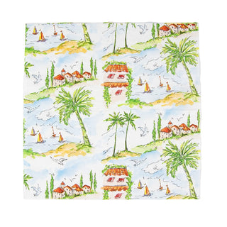 Caspari Mallorca Luncheon Napkins - 20 Per Package 17940L