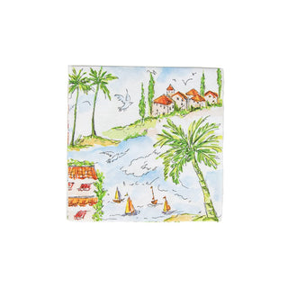 Caspari Mallorca Napkin Luncheon 17940L