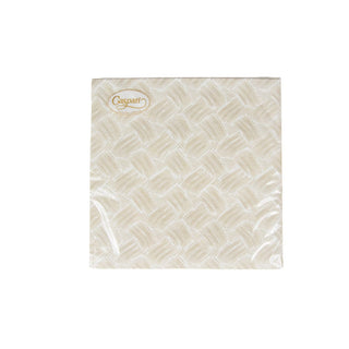 Caspari Basketry Flax-Paper Linen Napkin Airlaid Dinner-12 In 17960DG