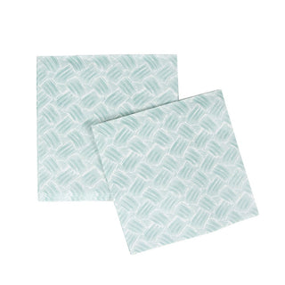 Caspari Basketry Mist-Paper Linen Napkin Airlaid Dinner-12 In 17961DG