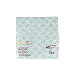 Caspari Basketry Mist-Paper Linen Napkin Airlaid Dinner-12 In 17961DG
