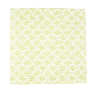 Caspari Basketry Moss Green Paper Linen Cocktail Napkins - 15 Per Package 17962CG