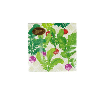 Caspari Radish Patch Luncheon Napkins - 20 Per Package 17980L
