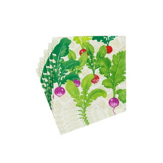 Caspari Radish Patch Napkin Luncheon 17980L