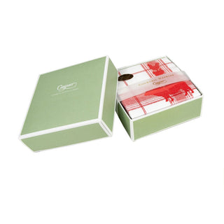 Caspari Red Barn Boxed Cocktail Napkins - 40 Per Box 17990B