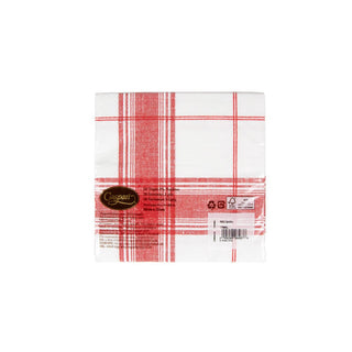 Caspari Red Barn Luncheon Napkins - 20 Per Package 17990L