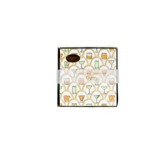Deco Cocktails Boxed Cocktail Napkins - 40 Per Box
