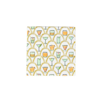 Deco Cocktails Boxed Cocktail Napkins - 40 Per Box