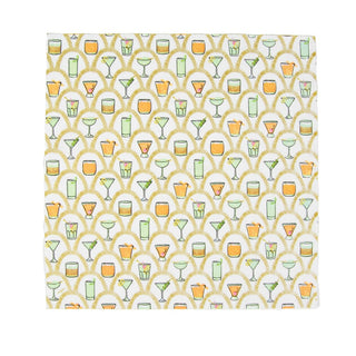 Caspari Deco Cocktails Napkin Cocktail 18030C
