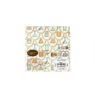 Caspari Deco Cocktails Napkin Cocktail 18030C
