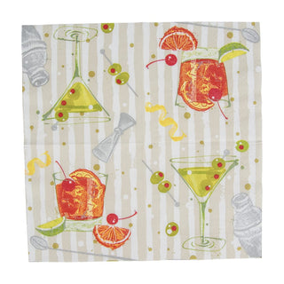 Caspari Speakeasy Napkin Cocktail 18040C