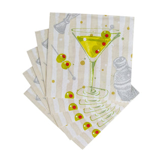Caspari Speakeasy Napkin Cocktail 18040C