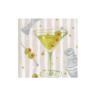 Caspari Speakeasy Napkin Cocktail 18040C