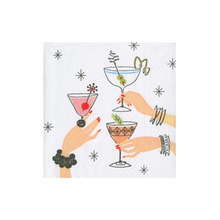 Caspari Aperitivo Napkin Cocktail 18050C