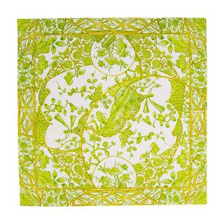 Caspari Gilded Porcelain Chartreuse Cocktail Napkins - 20 Per Package 18061C