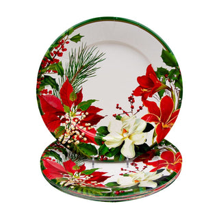 Caspari Christmas Garden Dinner Plates 18070DP