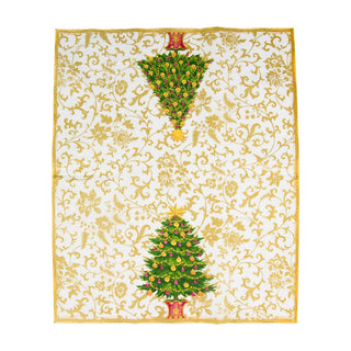 Caspari Gilded Tree Guest Towel 18100G