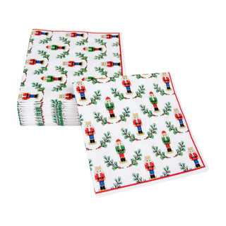 Caspari Little Nutcracker Napkin Cocktail 18120C