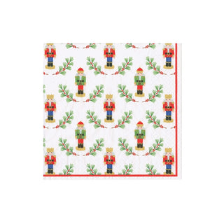 Caspari Little Nutcracker Napkin Cocktail 18120C