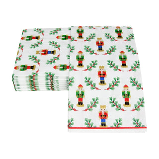 Caspari Little Nutcracker Guest Towel 18120G