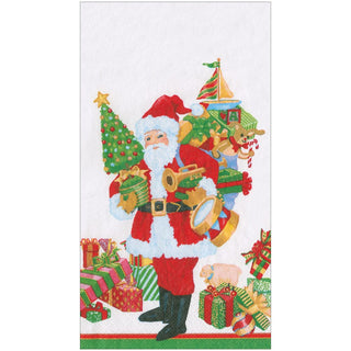 Caspari Mr. Claus Guest Towel 18130G