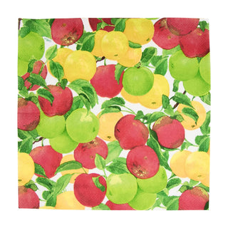 Caspari Apples Napkin Cocktail 18220C