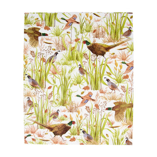 Caspari Birds Of A Feather Guest Towel Napkins - 15 Per Package 18230G