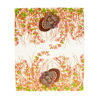 Caspari Turkey And Berries Guest Towel 18240G