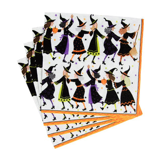 Caspari Witches Conga Line Napkin Luncheon 18270L
