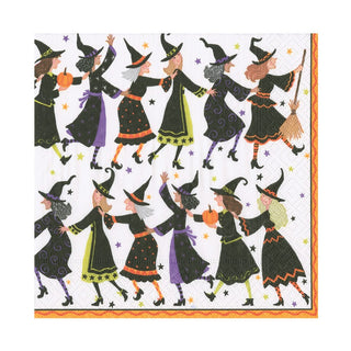 Caspari Witches Conga Line Napkin Luncheon 18270L