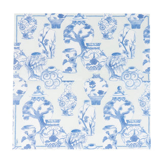 Caspari Glazed Porcelain Celadon-Ppr Linen Napkin Airlaid Luncheon-15 In 18340LG