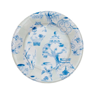 Caspari Glazed Porcelain Celadon Salad/Dessert Plates 18340SP