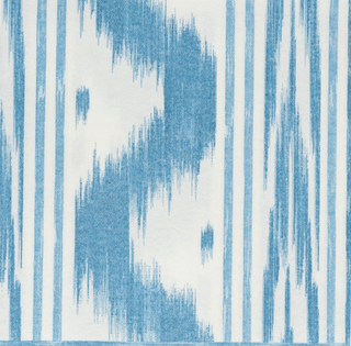 Caspari Toile De Nantes Blue Paper Linen Dinner Napkins - 12 Per Package 18350DG