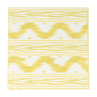 Caspari Toile De Nantes Yellow Paper Linen Luncheon Napkins - 15 Per Package 18351LG