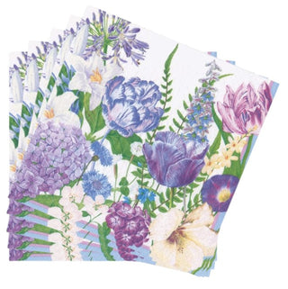Caspari Shades Of Blue Dinner Napkins - 20 Per Package 18360D