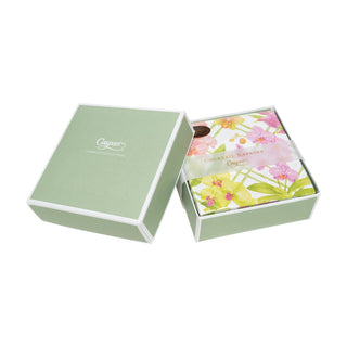 Orchid Conservatory Boxed Cocktail Napkins - 40 Per Box