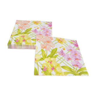 Caspari Orchid Conservatory Napkin Dinner 18370D
